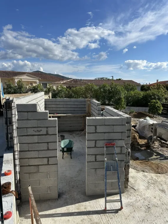 Agrandissement d'une maison à Ajaccio, Ajaccio, Corse Moderne Rénovation