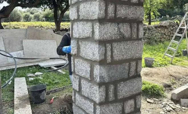 Maçonnerie, Ajaccio, Corse Moderne Rénovation